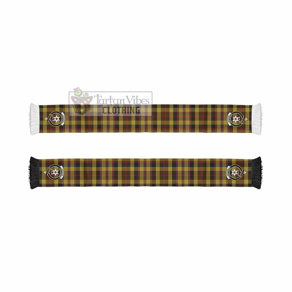 Jardine Tartan Ruffneck Scarf with Family Crest - Tartan Vibes Clothing