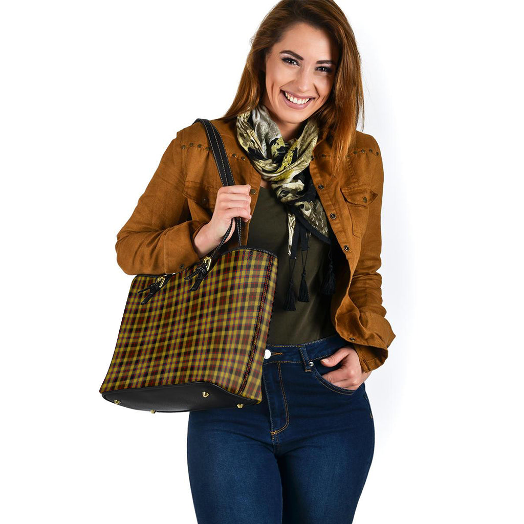 Jardine Tartan Leather Tote Bag - Tartan Vibes Clothing