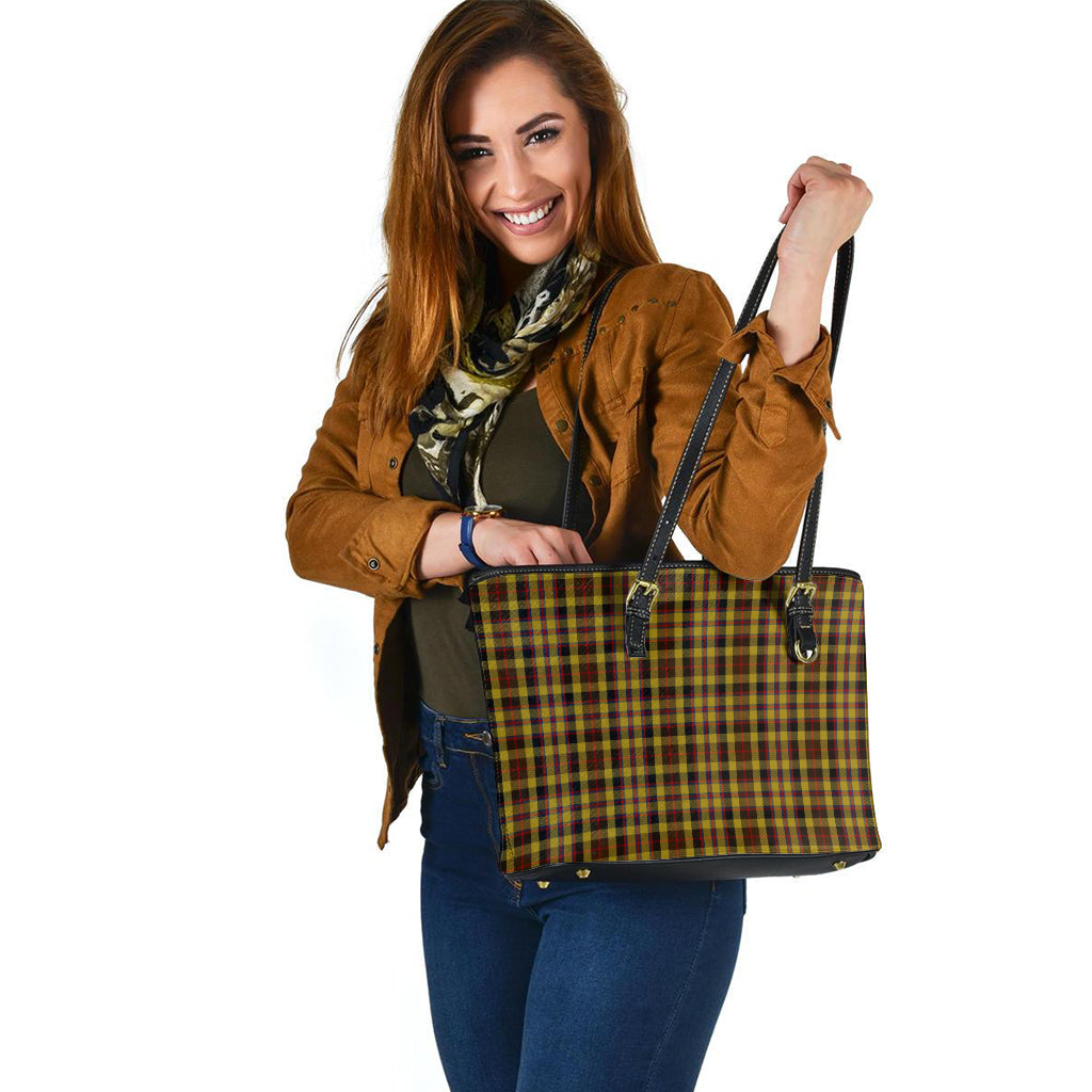 Jardine Tartan Leather Tote Bag - Tartan Vibes Clothing