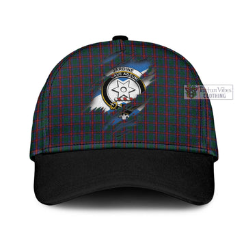 Jardine Dress Tartan Classic Cap with Family Crest In Me Style