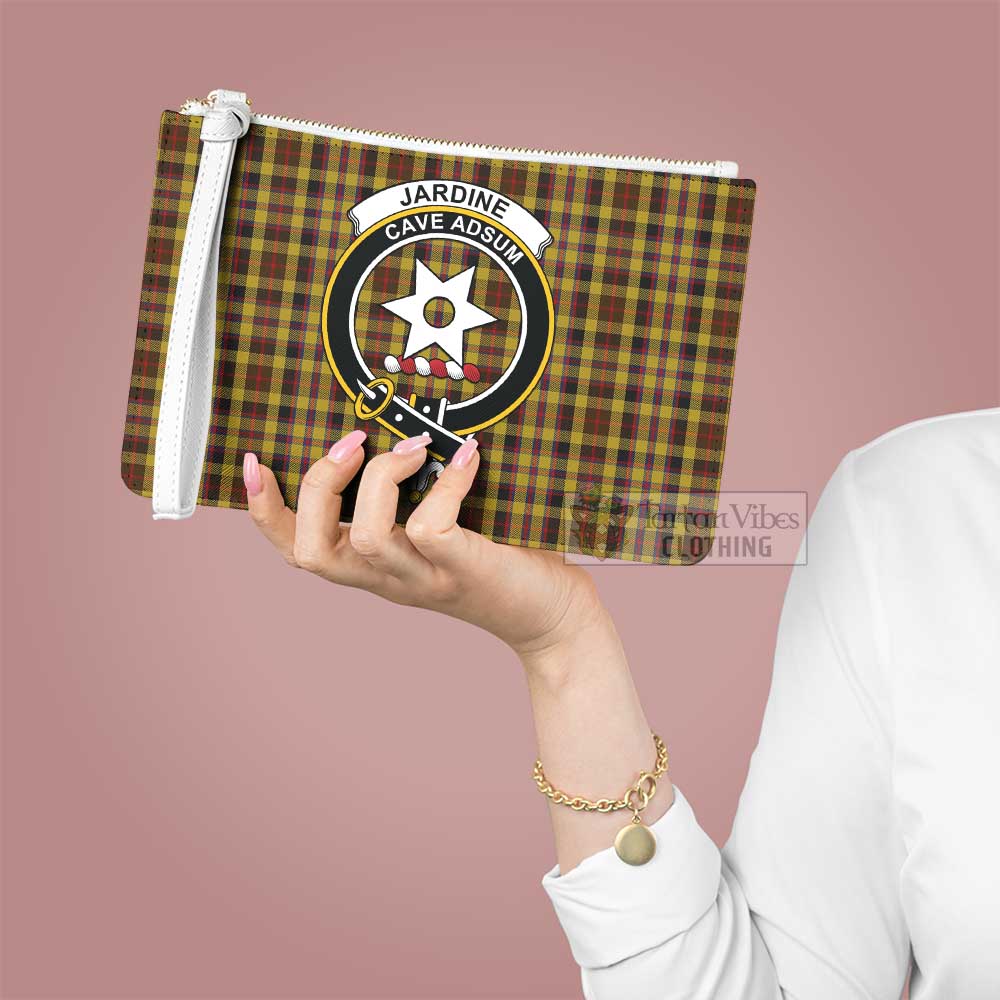 Tartan Vibes Clothing Jardine Family Crest Tartan Clutch Bag