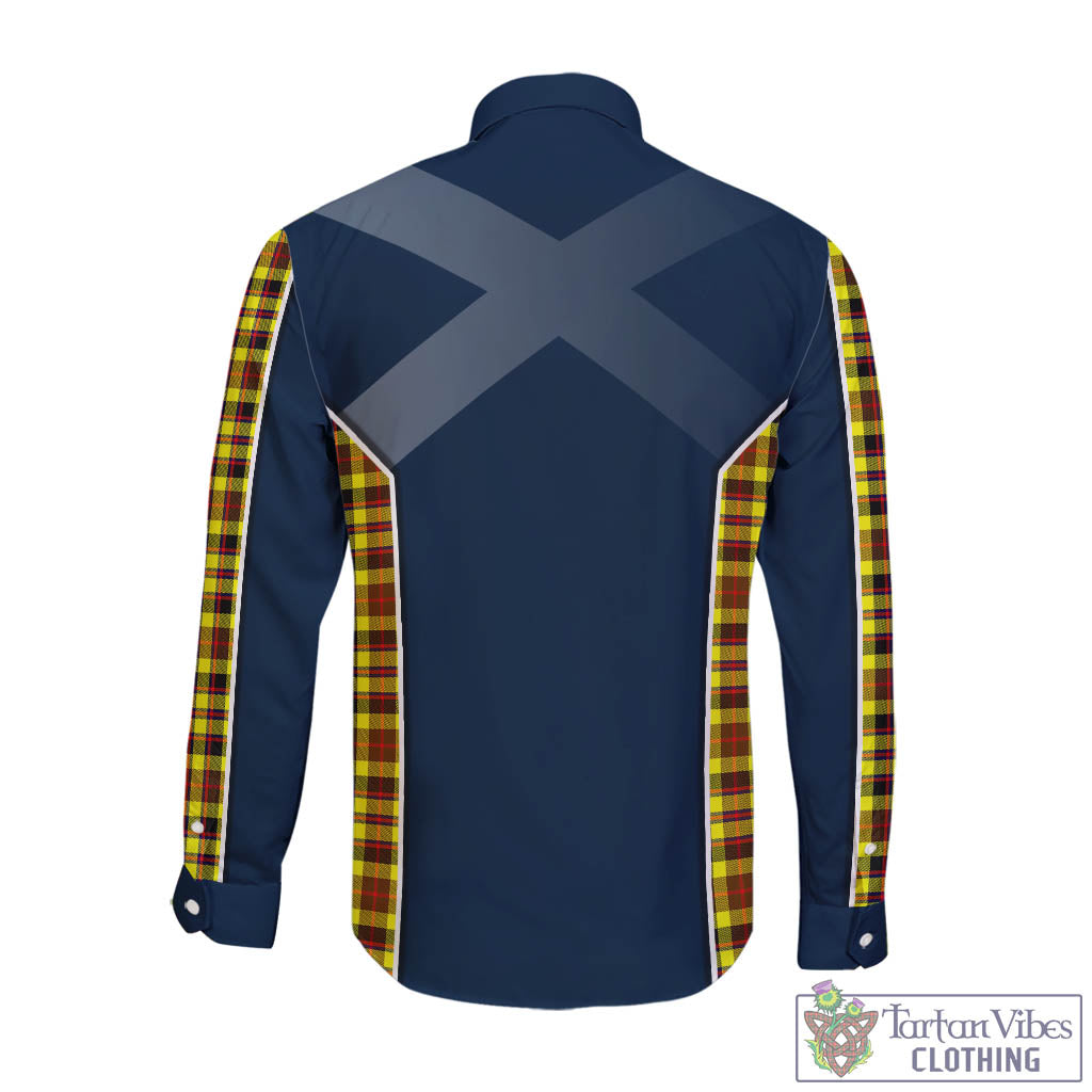 Tartan Vibes Clothing Jardine Modern Tartan Long Sleeve Button Up Shirt with Family Crest and Lion Rampant Vibes Sport Style