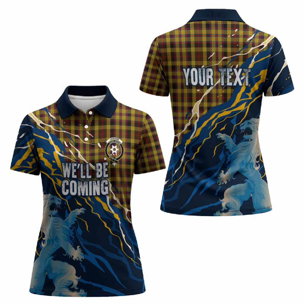 Jardine Scotland Tartan Women Polo Shirt WC2026 Football - We'll Be Coming