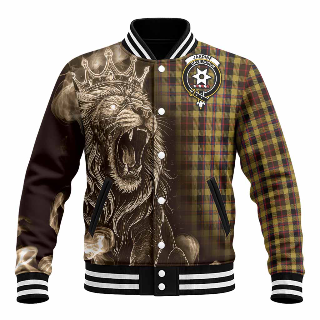Jardine Tartan Baseball Jacket Roaring Lion Heritage