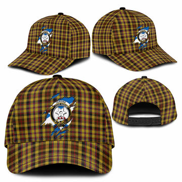Jardine Tartan Classic Cap with Family Crest In Me Style