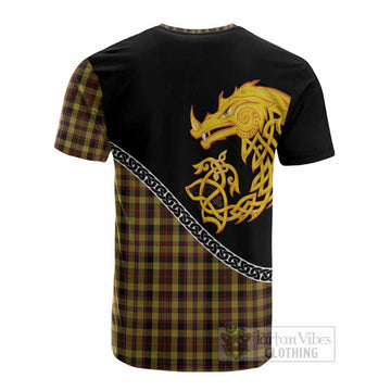 Jardine Tartan Crest Cotton T-shirt Legendary Dragon Knot Half Style