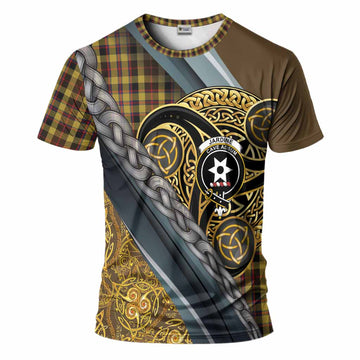 Jardine Tartan Crest T-Shirt Scottish Triskele Celtic