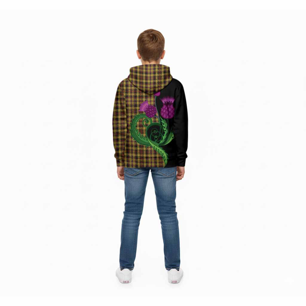 Jardine Tartan Kid Hoodie Traditional Scottish Thistle