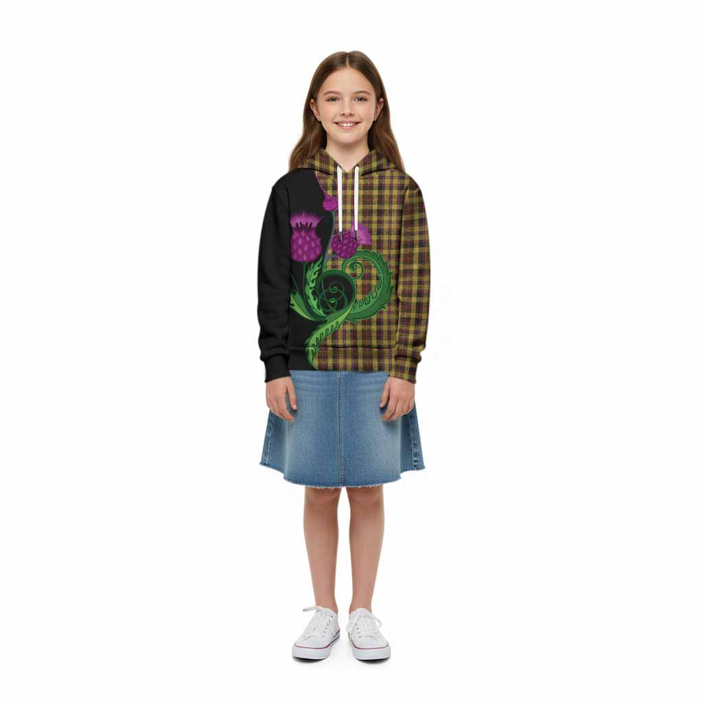 Jardine Tartan Kid Hoodie Traditional Scottish Thistle