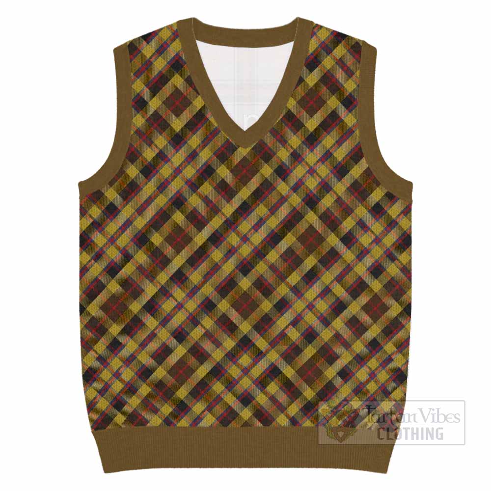 Jardine Tartan  Knitted V-Neck Vest Cross Style