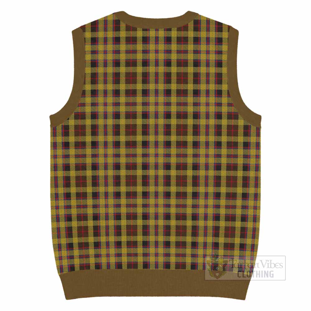 Jardine Tartan Knitted V-Neck Vest with Family Crest - Tartan Vibes Clothing