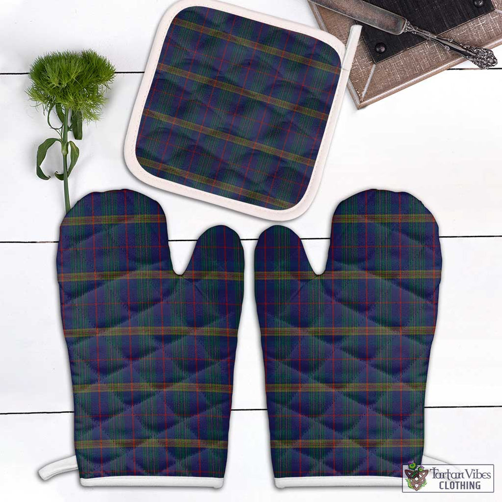 Jenkins of Wales Tartan Combo Oven Mitt & Pot-Holder Combo 1 Oven Mitt & 1 Pot-Holder White - Tartan Vibes Clothing