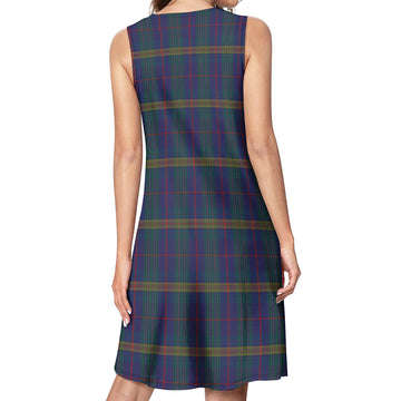 Jenkins of Wales Tartan Womens Casual Dresses