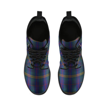 Jenkins of Wales Tartan Leather Boots