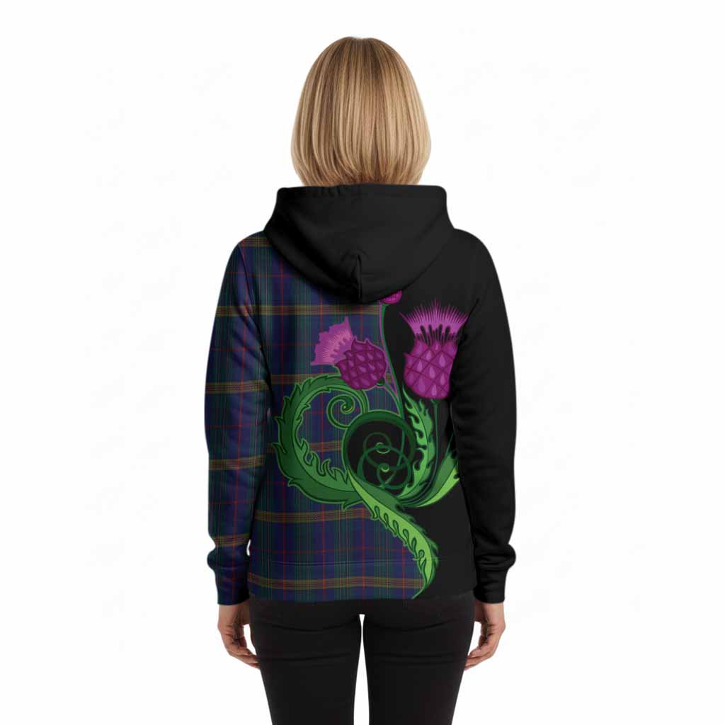 Jenkins of Wales Tartan Hoodie Traditional Scottish Thistle