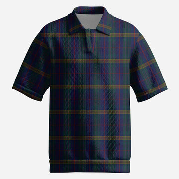Jenkins of Wales Tartan Men’s Polo Sweater Top
