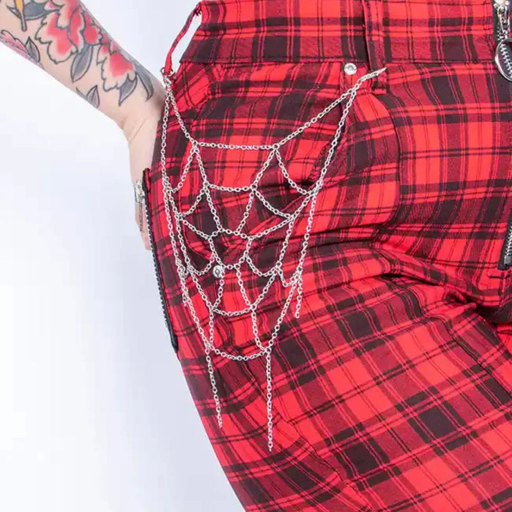 Jewelry with Tartan Plaid Pant