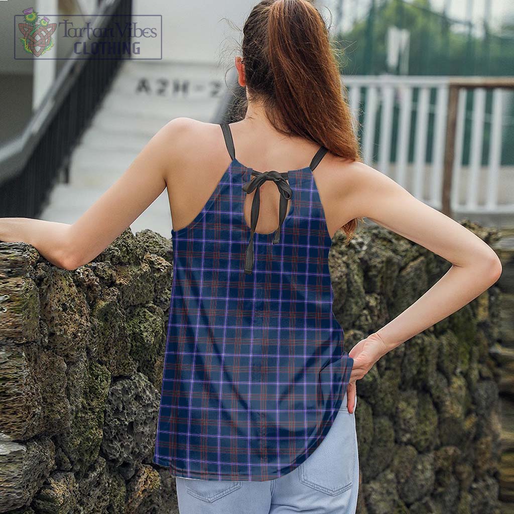 Jewish Tartan Loose Halter Neck Camisole - Tartan Vibes Clothing