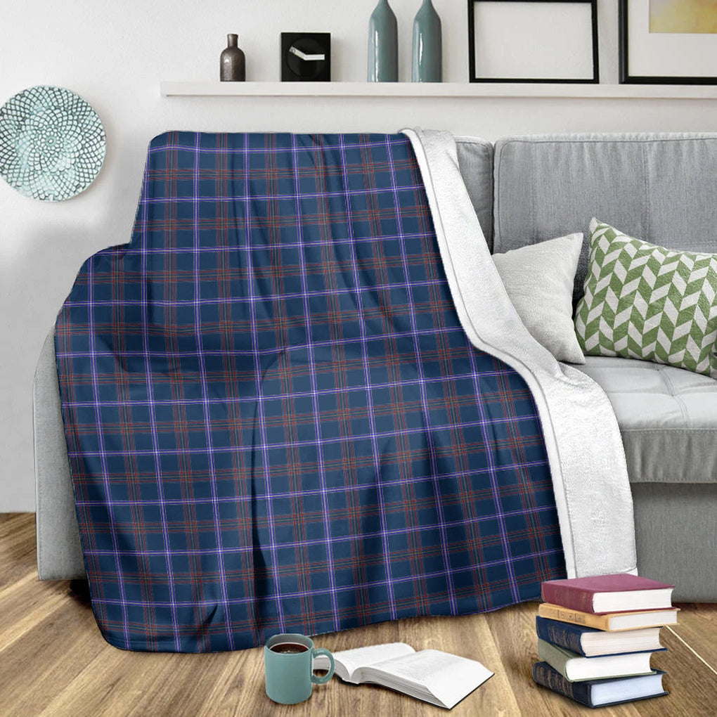 Tartan Vibes Clothing Jewish Tartan Blanket