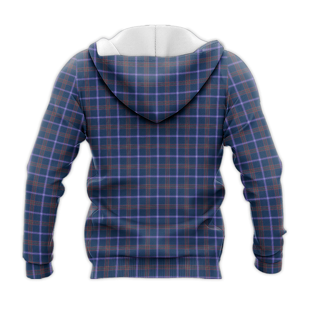 Tartan Vibes Clothing Jewish Tartan Knitted Hoodie