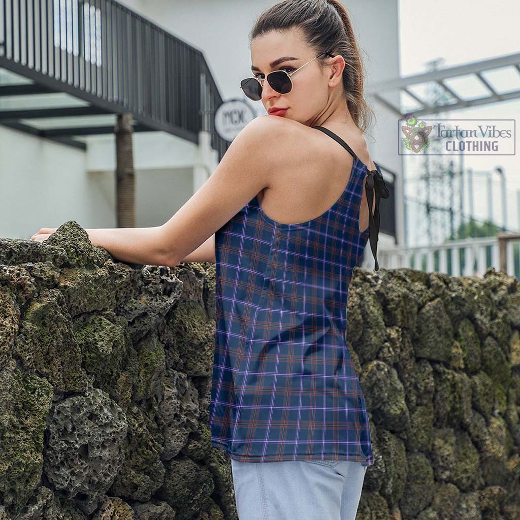 Jewish Tartan Loose Halter Neck Camisole - Tartan Vibes Clothing