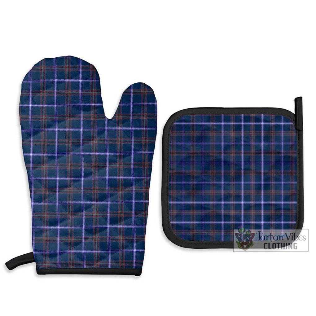 Jewish Tartan Combo Oven Mitt & Pot-Holder Combo 1 Oven Mitt & 2 Pot-Holder Black - Tartan Vibes Clothing