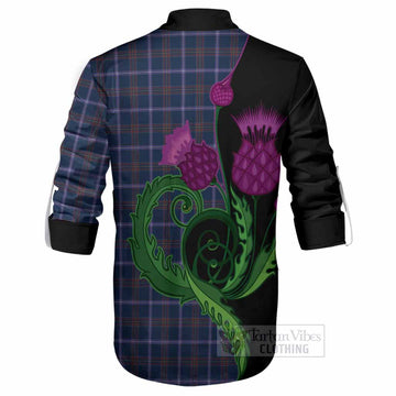 Jewish Tartan Ghillie Shirt Traditional Scottish Thistle