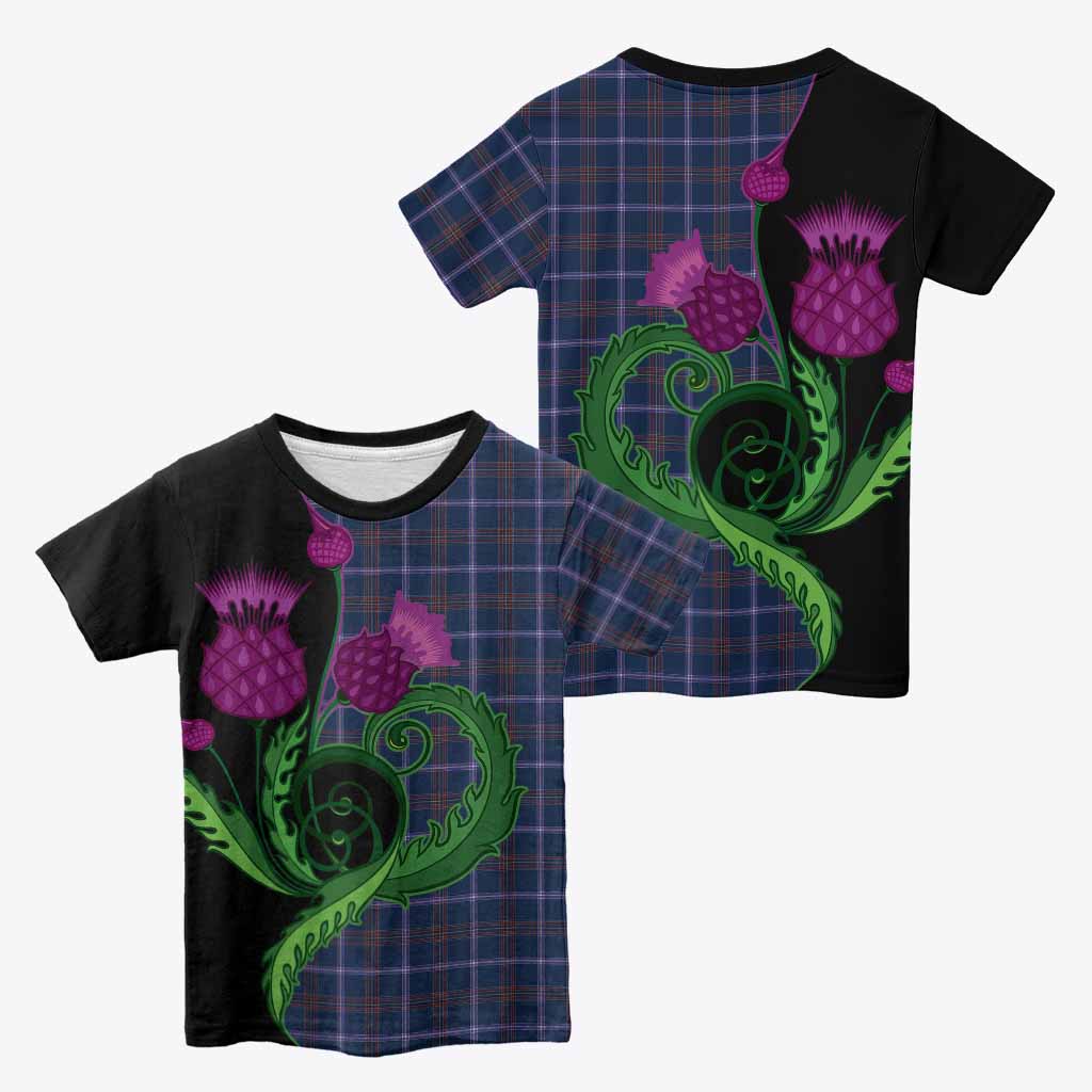 Jewish Tartan Kid T-shirt Traditional Scottish Thistle