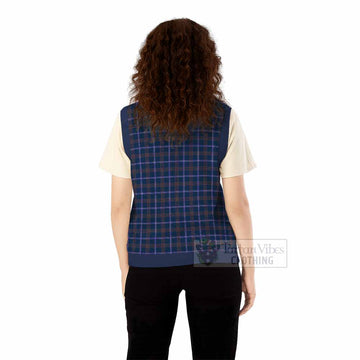Jewish Tartan Knitted V-Neck Vest - Tartan Vibes Clothing