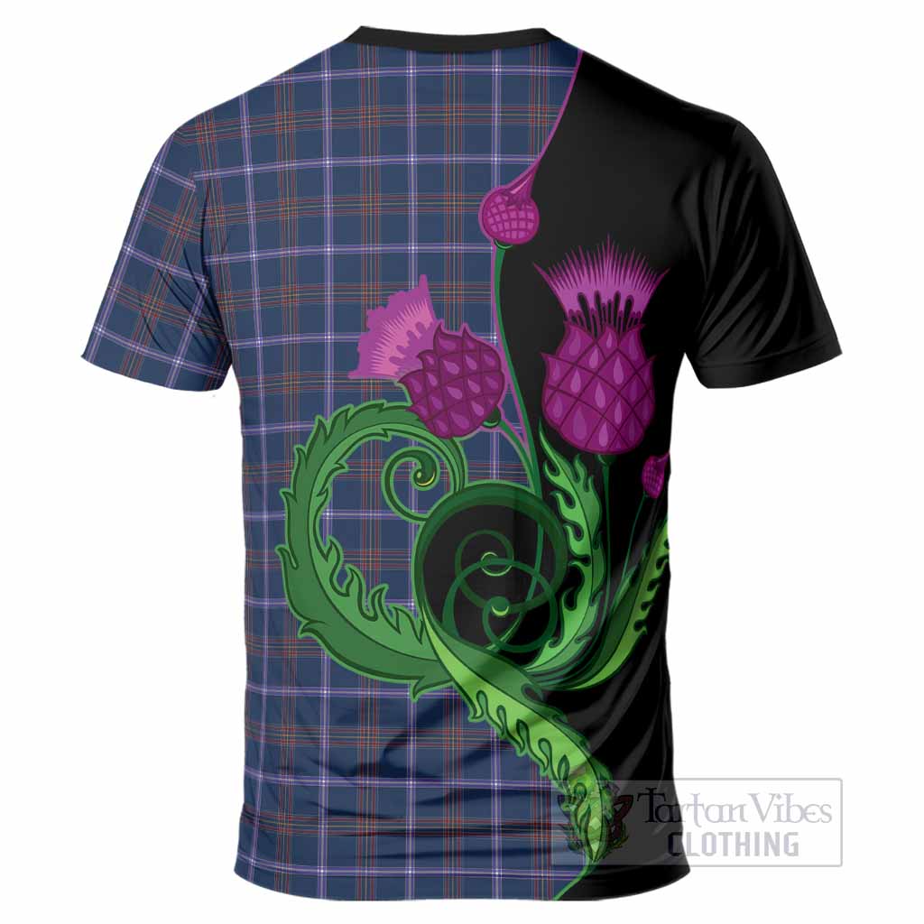 Jewish Tartan T-Shirt Traditional Scottish Thistle