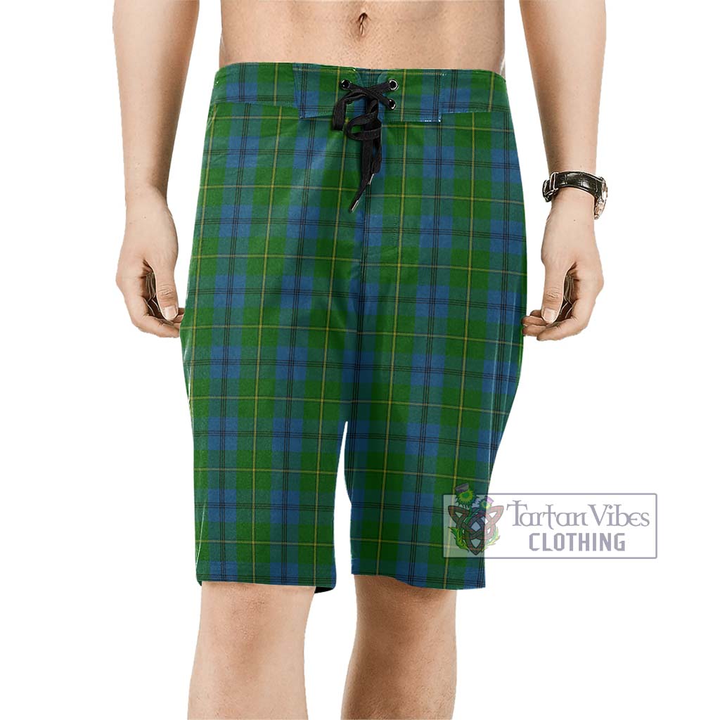 Johnstone (Johnston) Tartan Men's Board Shorts Men - Tartan Vibes Clothing