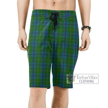 Johnstone (Johnston) Tartan Men's Board Shorts Men - Tartan Vibes Clothing