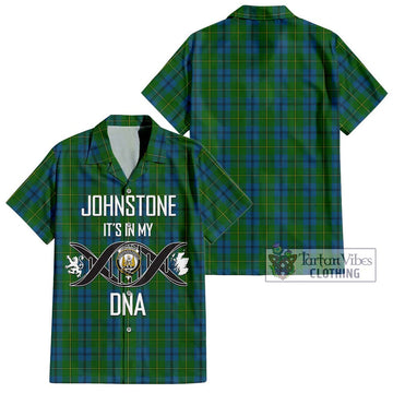 Johnstone (Johnston) Tartan Hawaiian Shirt with Family Crest DNA In Me Style