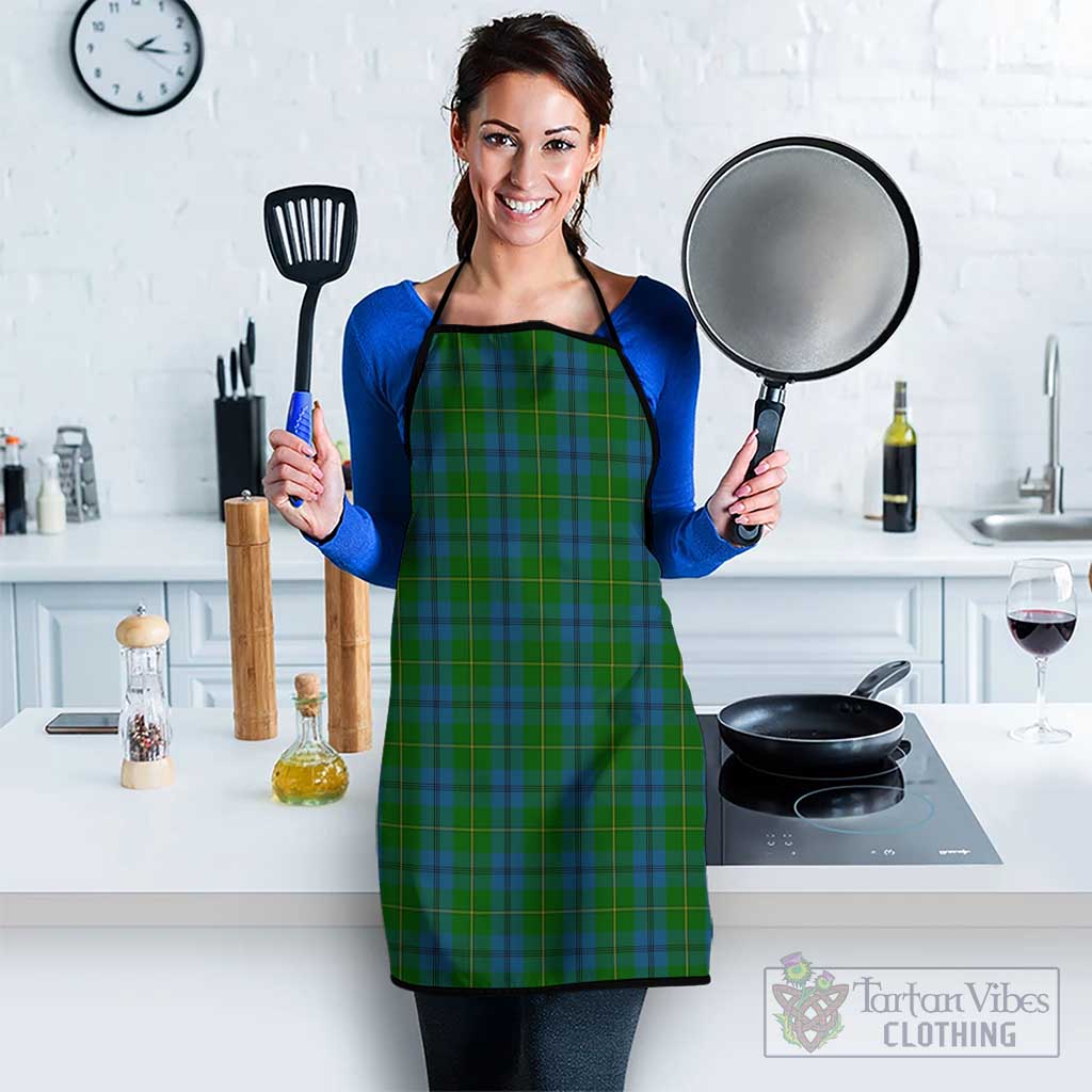 Johnstone (Johnston) Tartan Apron Black S 38x47 cm - Tartan Vibes Clothing