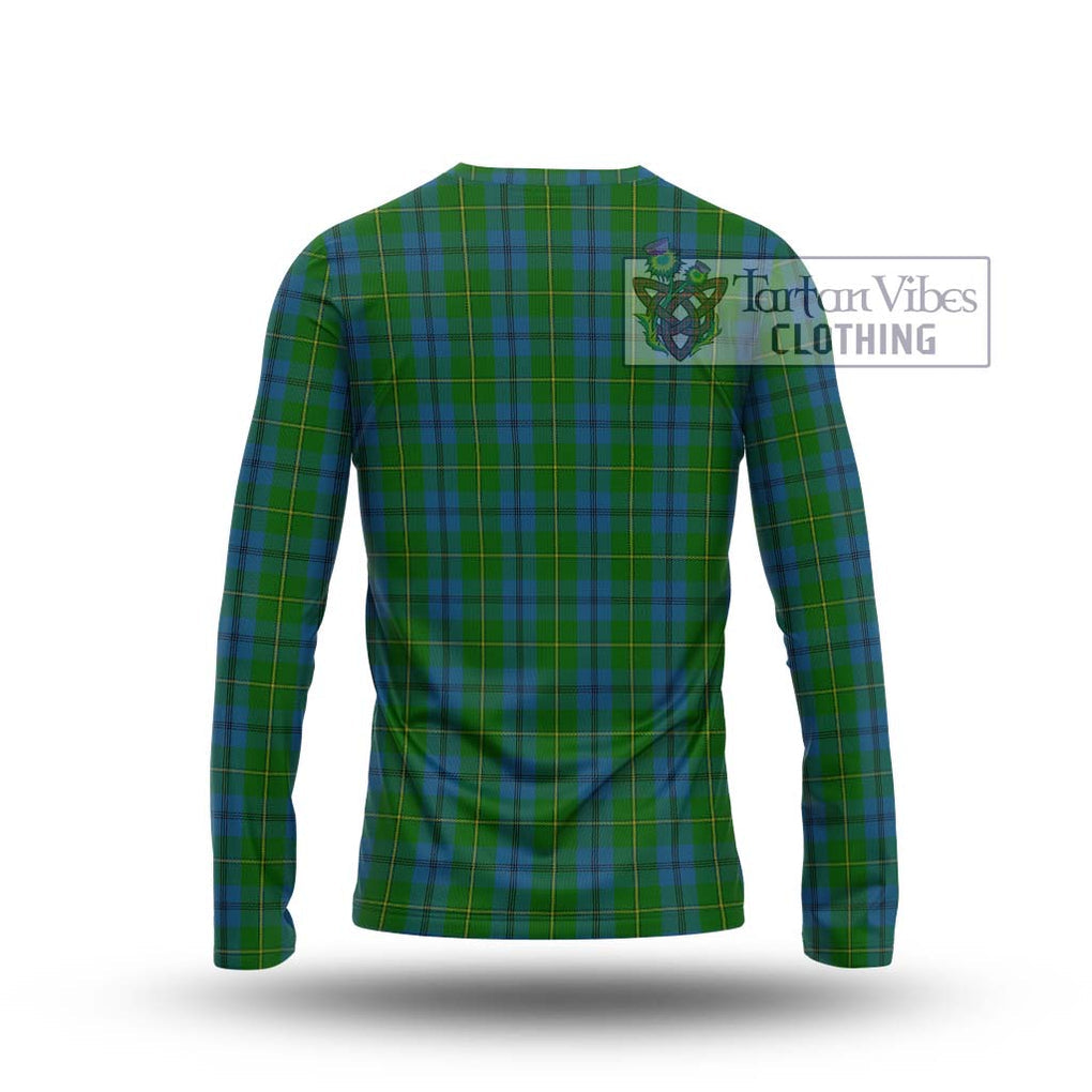 Johnstone (Johnston) Tartan Long Sleeve T-Shirt with Family Crest DNA In Me Style - Tartanvibesclothing Shop