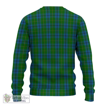 Johnstone (Johnston) Tartan Ugly Sweater with Family Crest DNA In Me Style