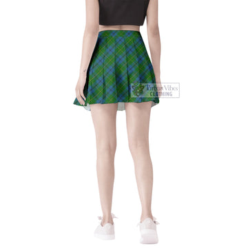 Johnstone Tartan Women's Plated Mini Skirt