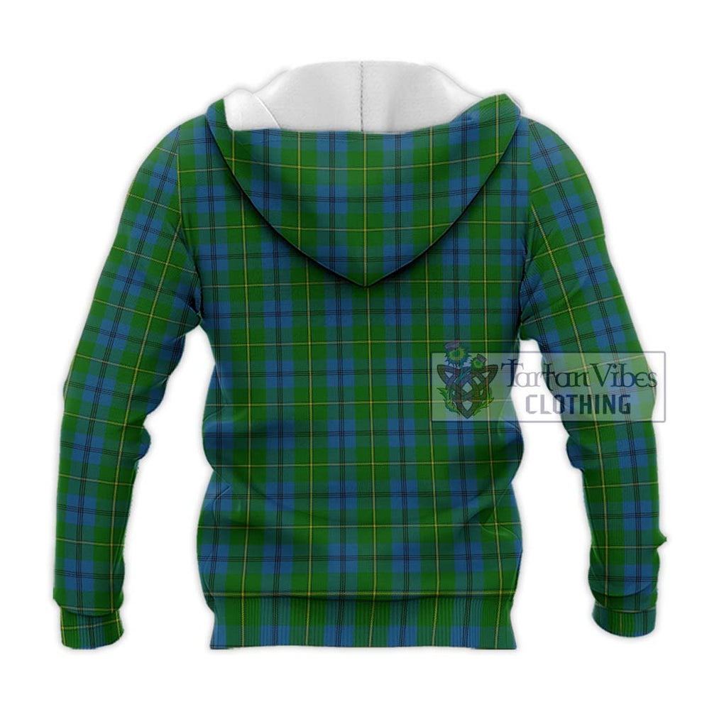 Johnstone (Johnston) Tartan Knitted Hoodie with Family Crest DNA In Me Style - Tartanvibesclothing Shop
