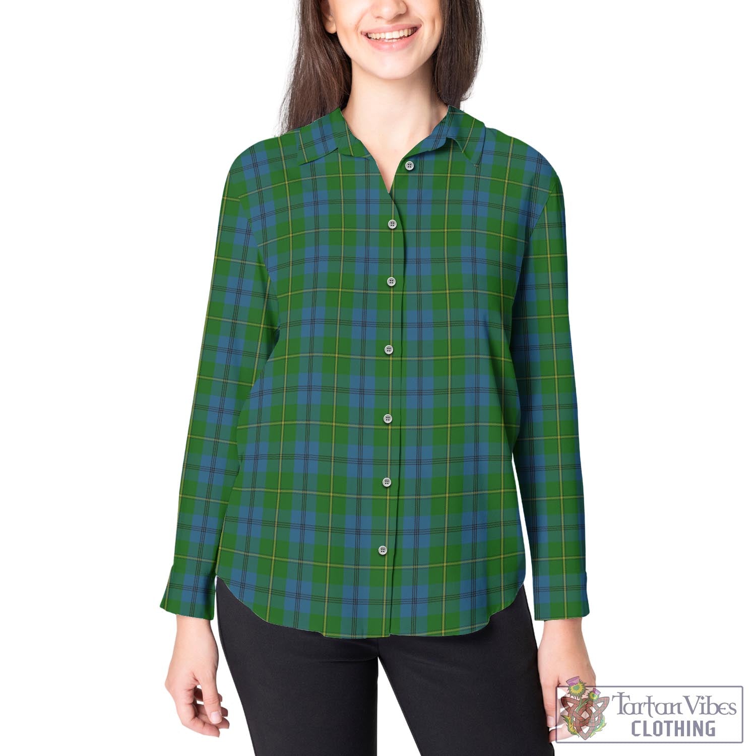 Johnstone-Johnston Tartan Womens Casual Shirt