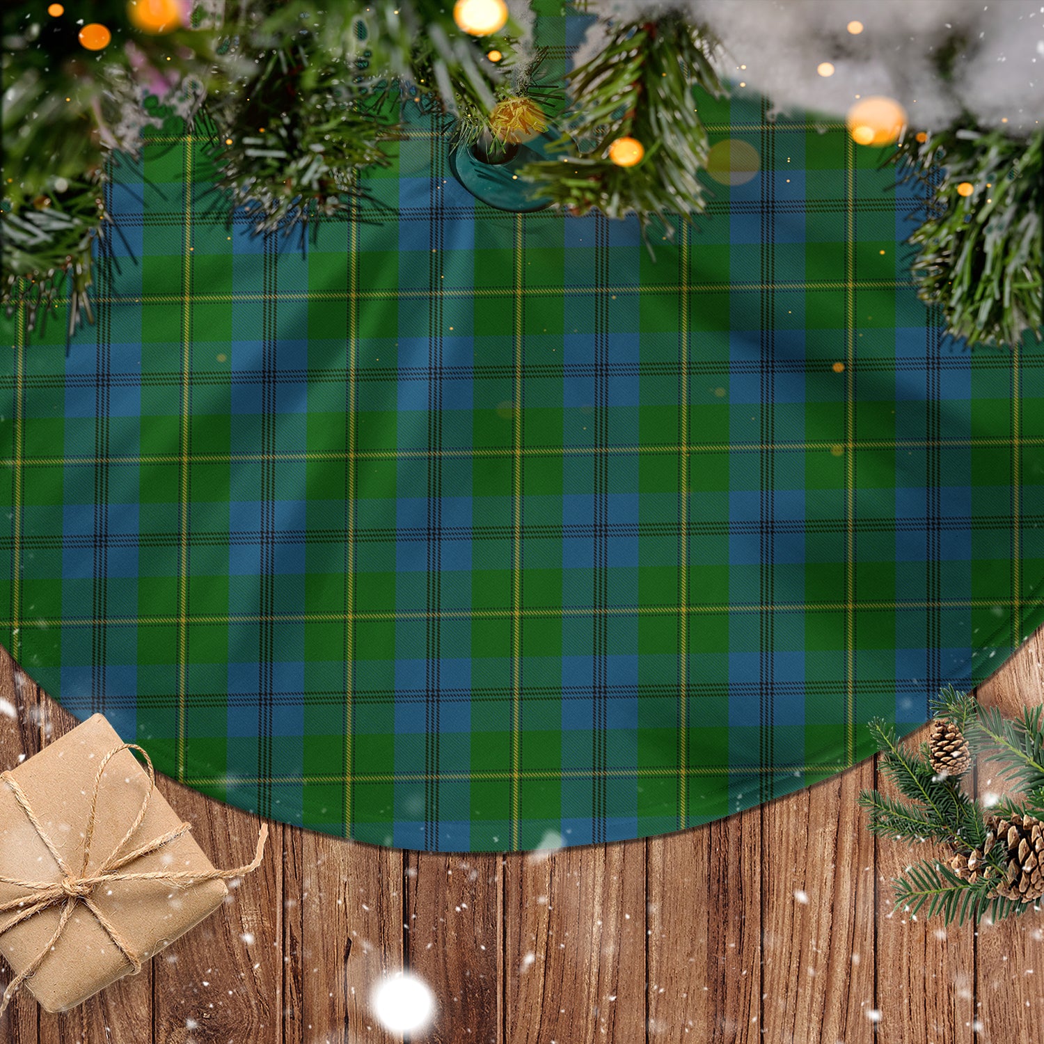 Johnstone-Johnston Tartan Christmas Tree Skirt - Tartanvibesclothing