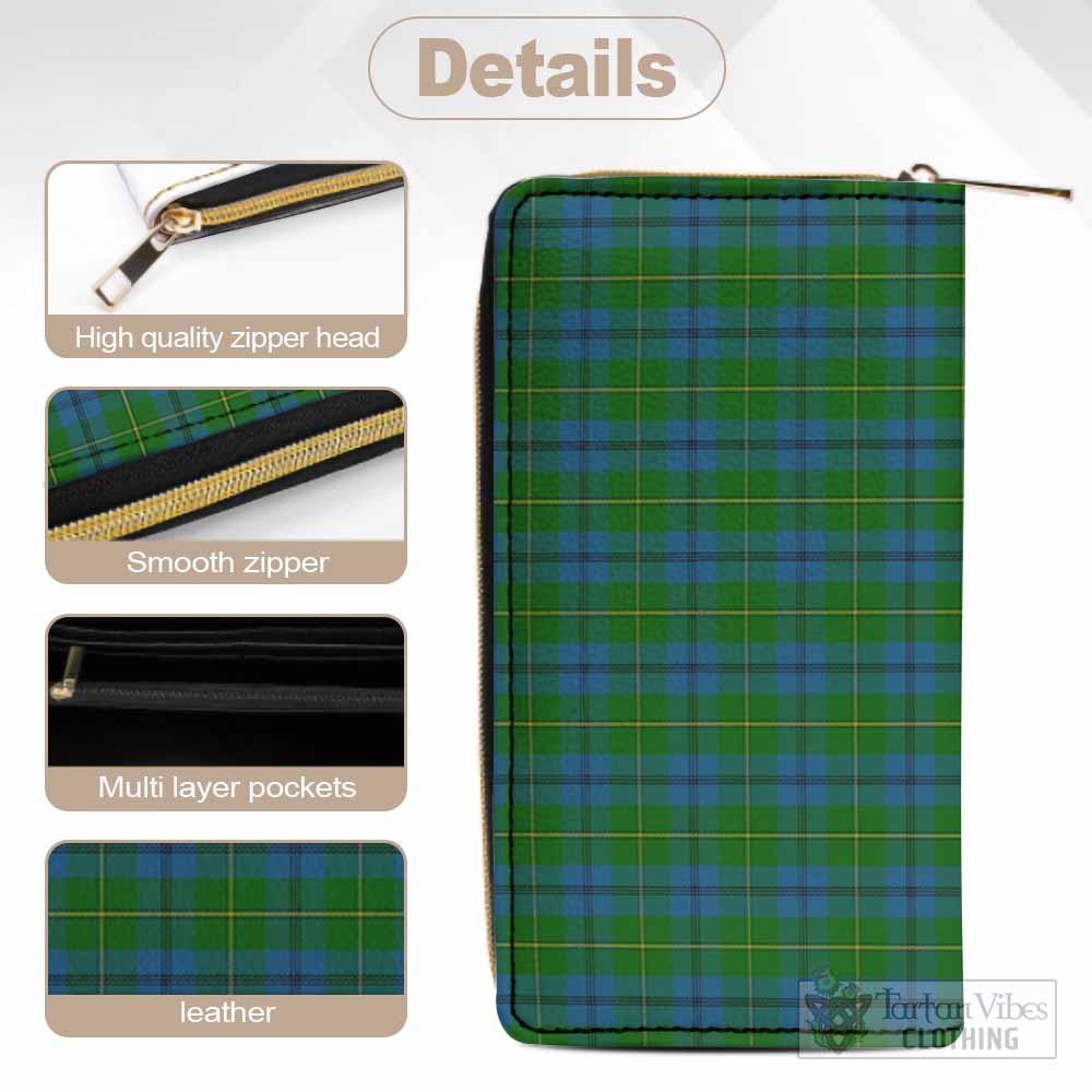 Tartan Vibes Clothing Johnstone (Johnston) Tartan Women's Leather Wallet