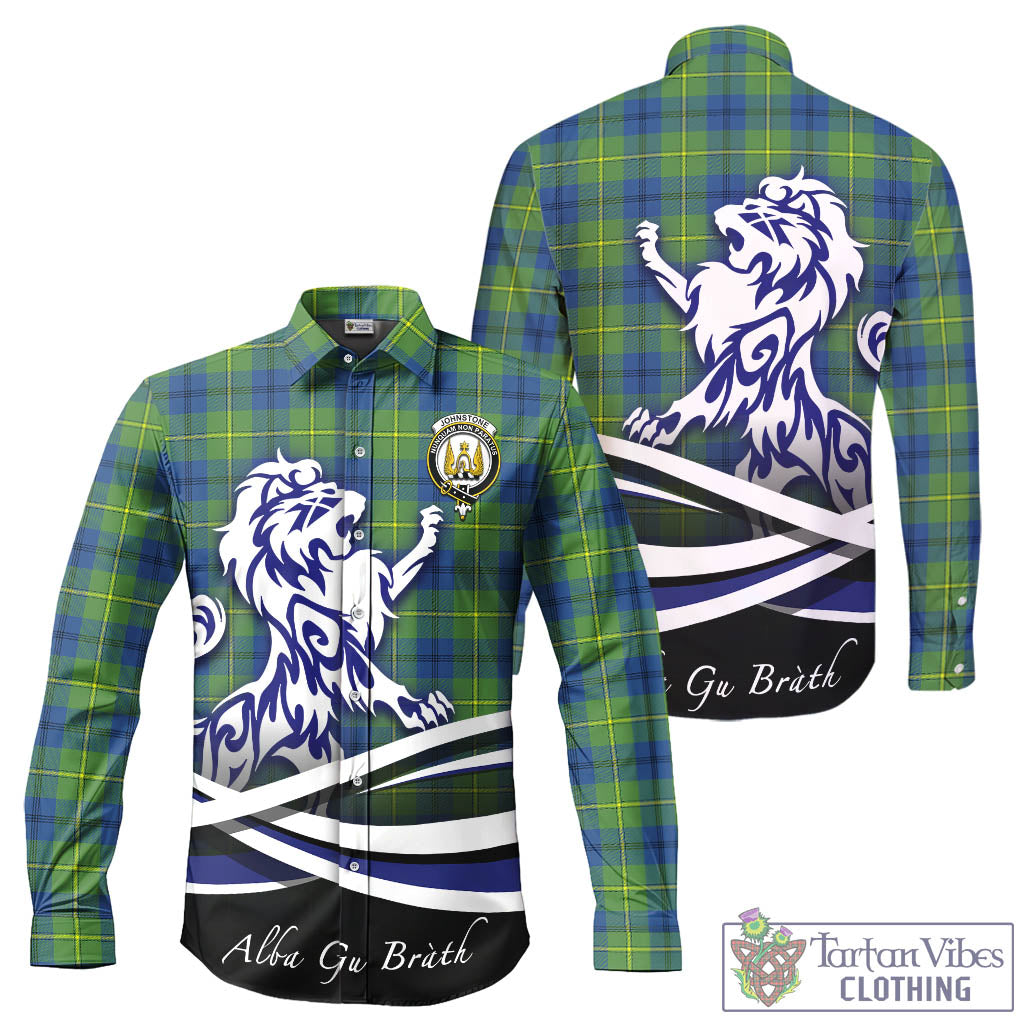 johnstone-johnston-ancient-tartan-long-sleeve-button-up-shirt-with-alba-gu-brath-regal-lion-emblem