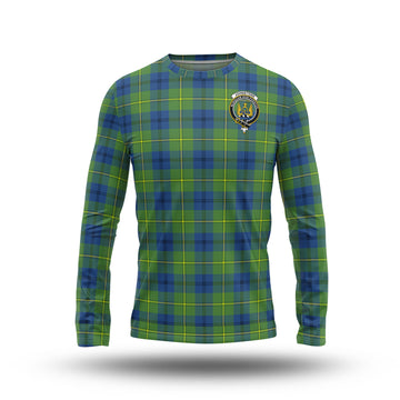 Johnstone Ancient Tartan Long Sleeve T-Shirt with Family Crest