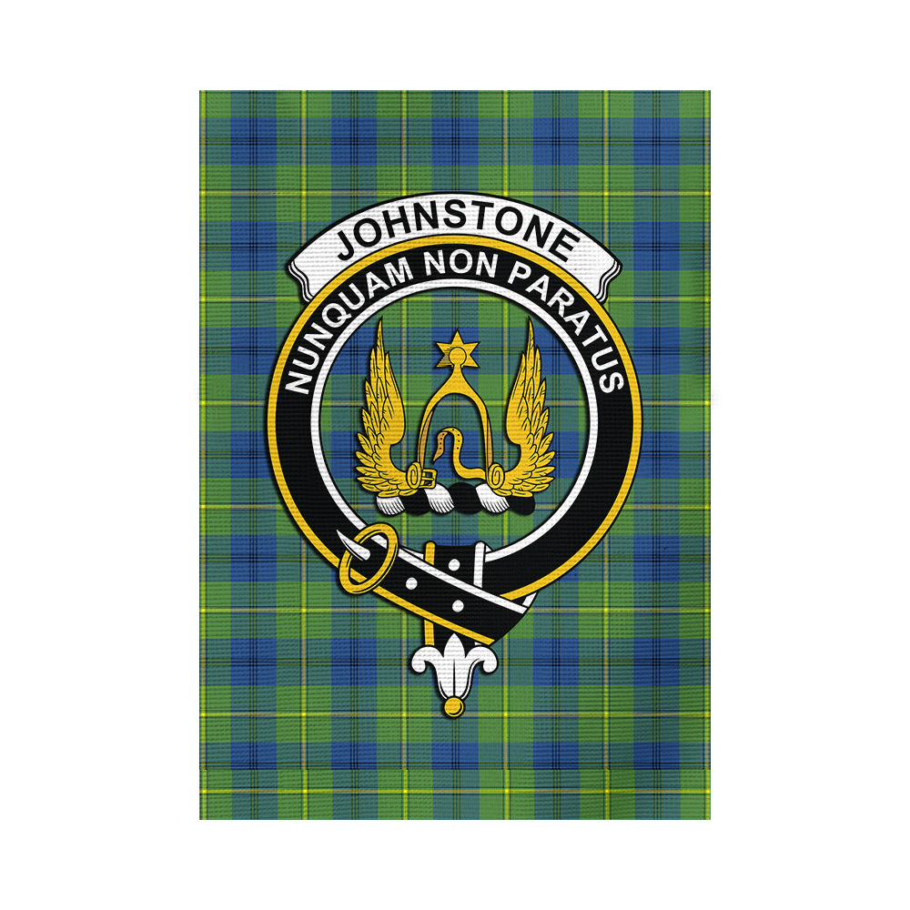 johnstone-johnston-ancient-tartan-flag-with-family-crest
