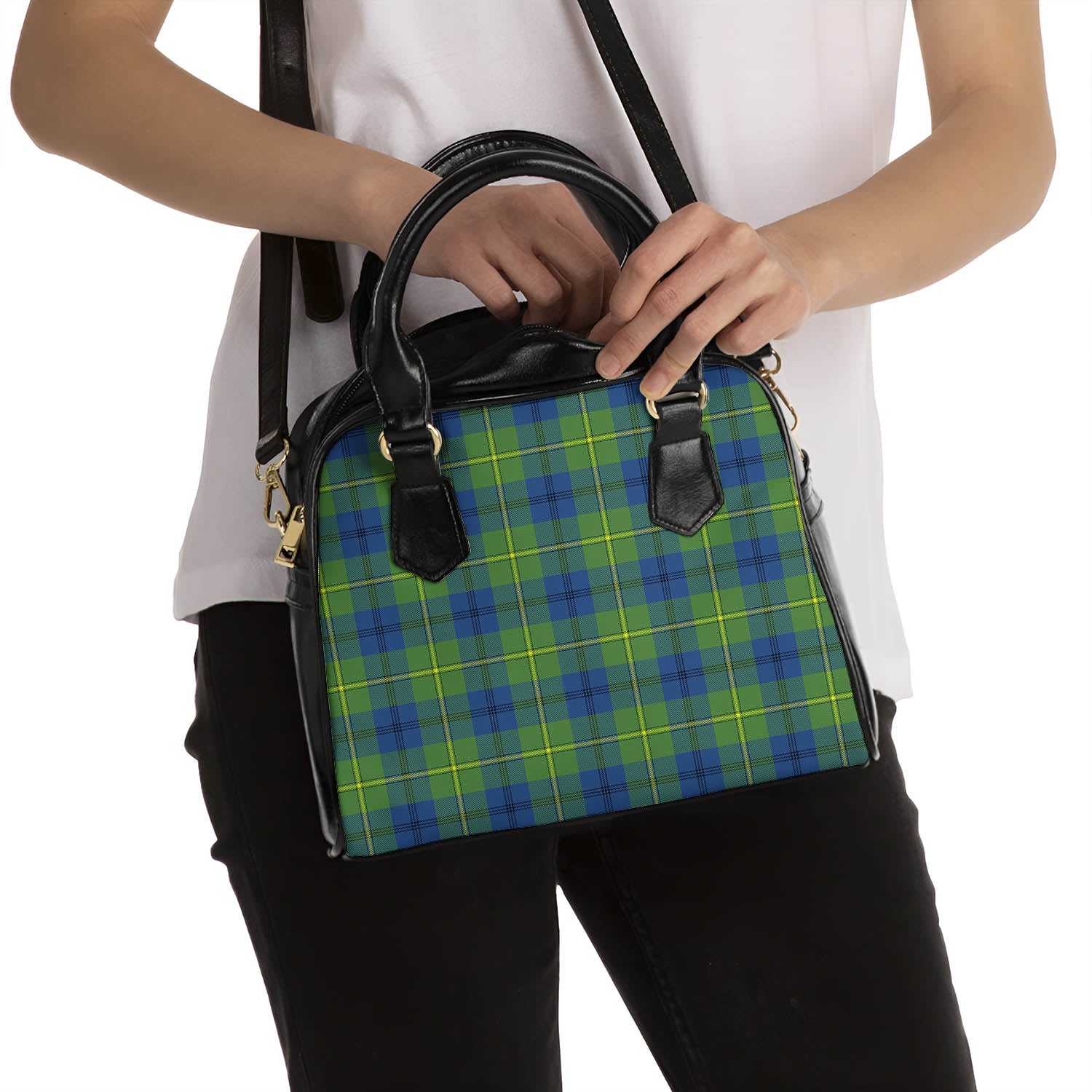 Johnstone-Johnston Ancient Tartan Shoulder Handbags - Tartanvibesclothing