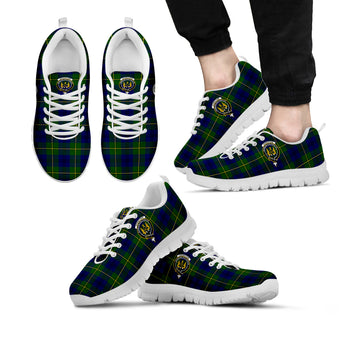 Johnstone Modern Tartan Sneakers with Family Crest
