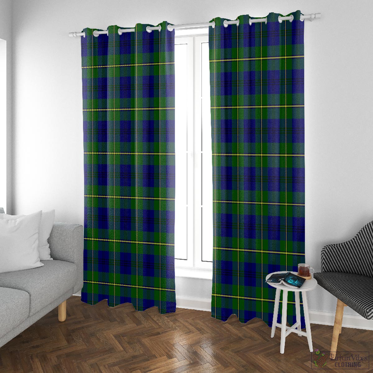 Johnstone-Johnston Modern Tartan Window Curtain