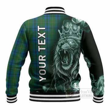 Johnstone (Johnston) Tartan Baseball Jacket Roaring Lion Heritage