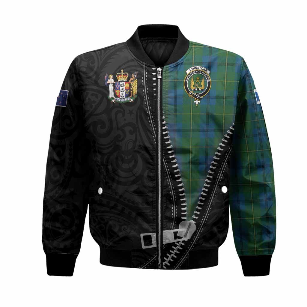 Johnstone (Johnston) Tartan Bomber Jacket New Zealand Pattern Unique Zipper Stylized