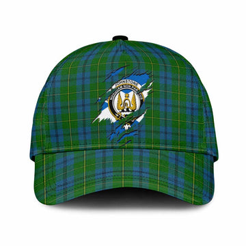 Johnstone (Johnston) Tartan Classic Cap with Family Crest In Me Style